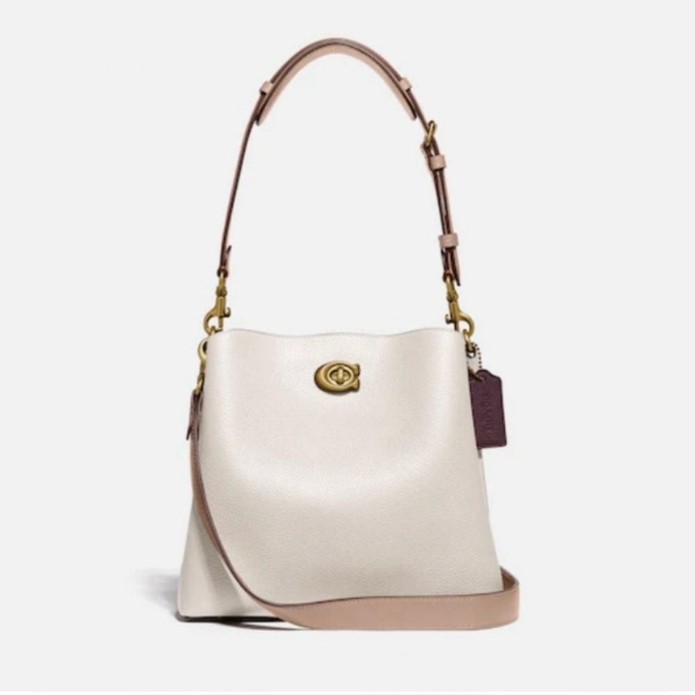 COACH Willow Bucket Bag - Cream Colorblock